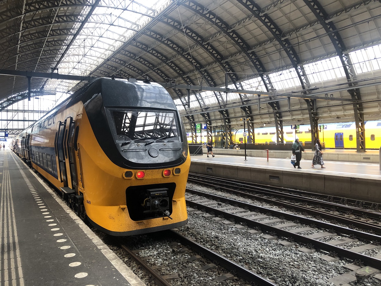Trains in Amsterdam