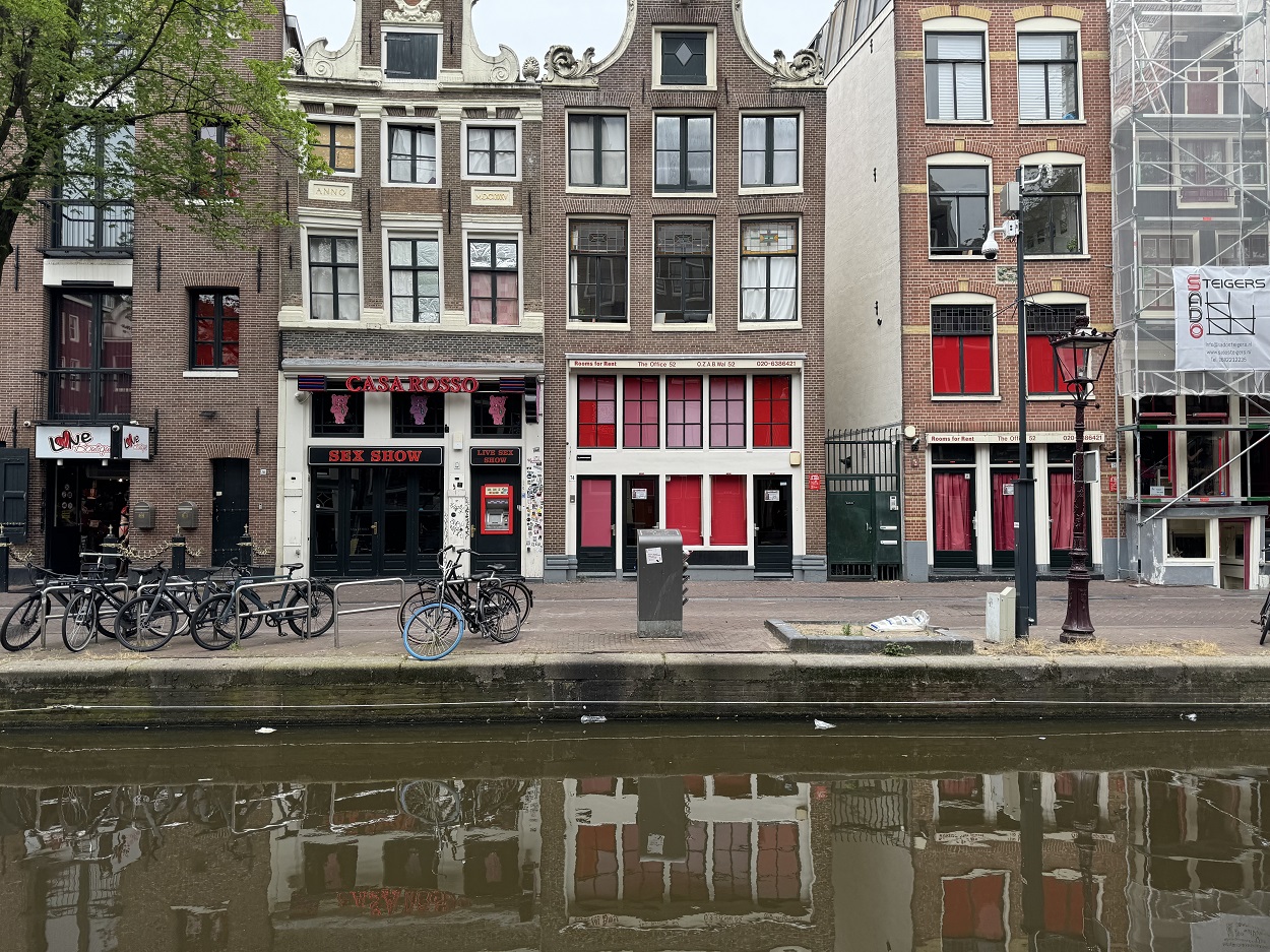 Red Light District in Amsterdam