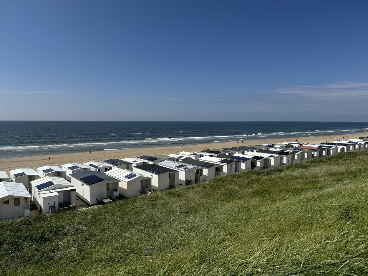 From Amsterdam to Zandvoort beach