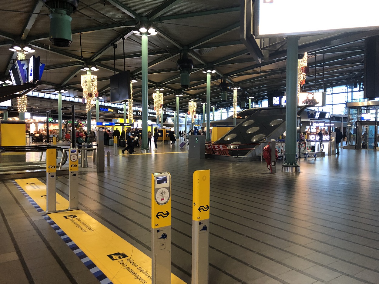 Schiphol railway station tickets