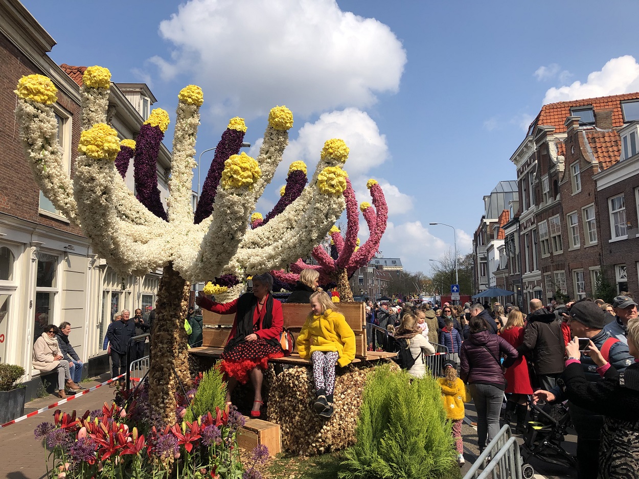 Dutch flower parade Amsterdam