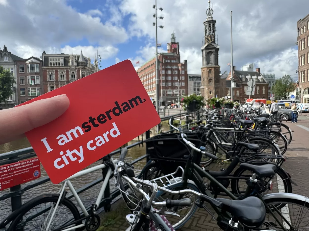 Bike rental with I amsterdam city card