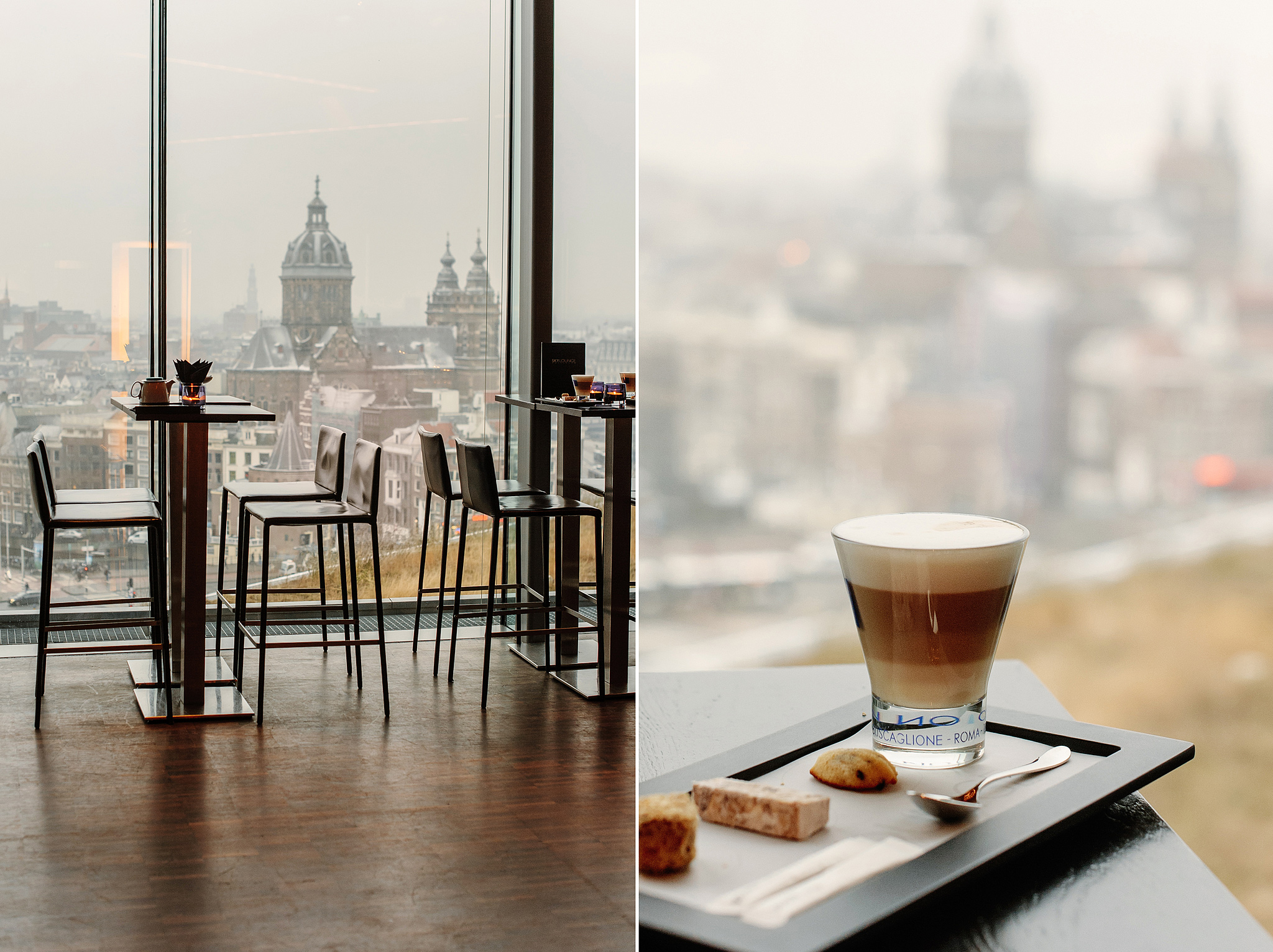 Restraunts with a panoramic view in Amsterdam