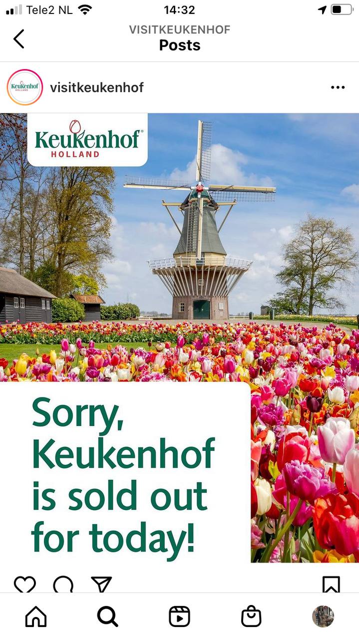 Keukenhof tickets sold out