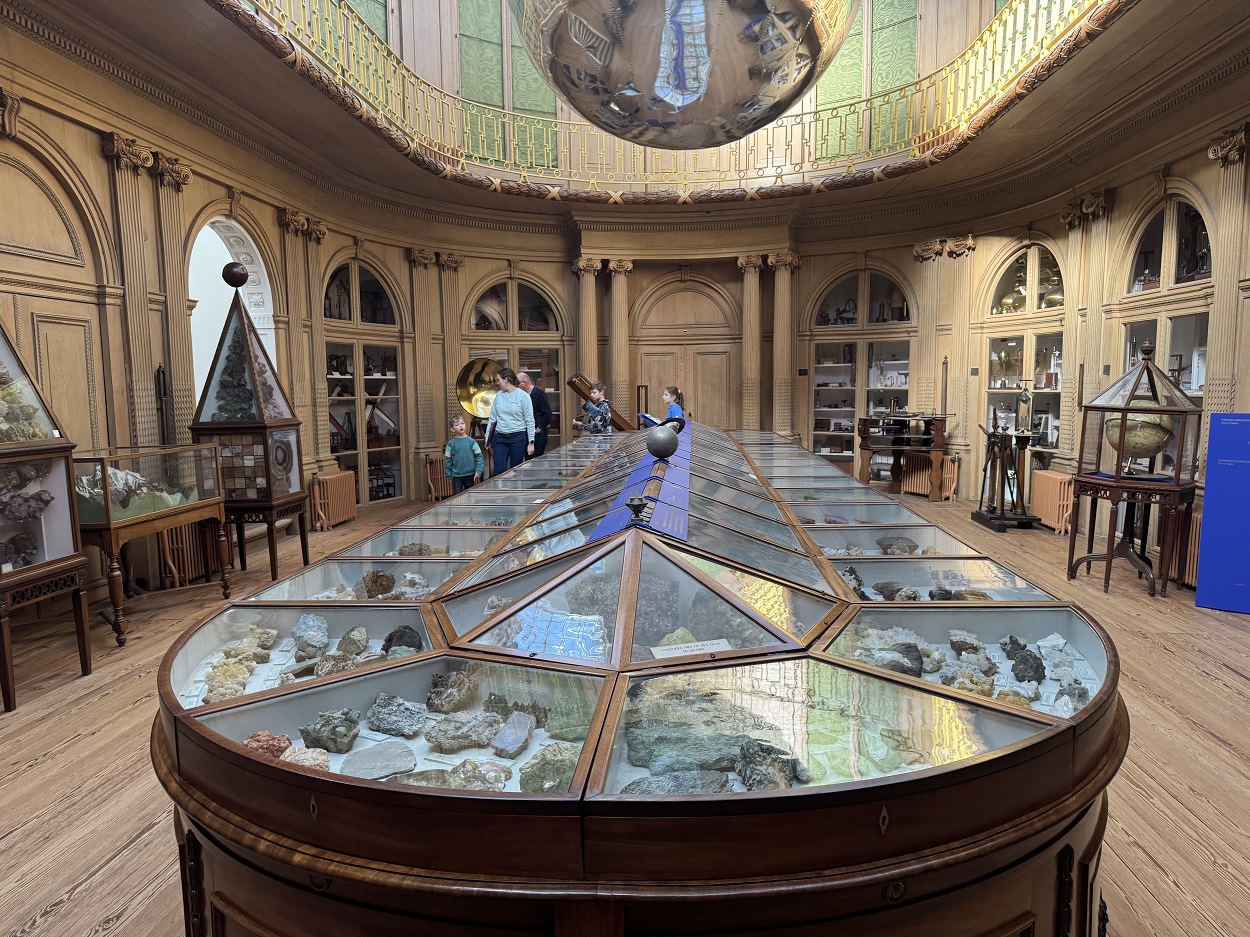 Collection of fossils at the Teylers museum Haarlem