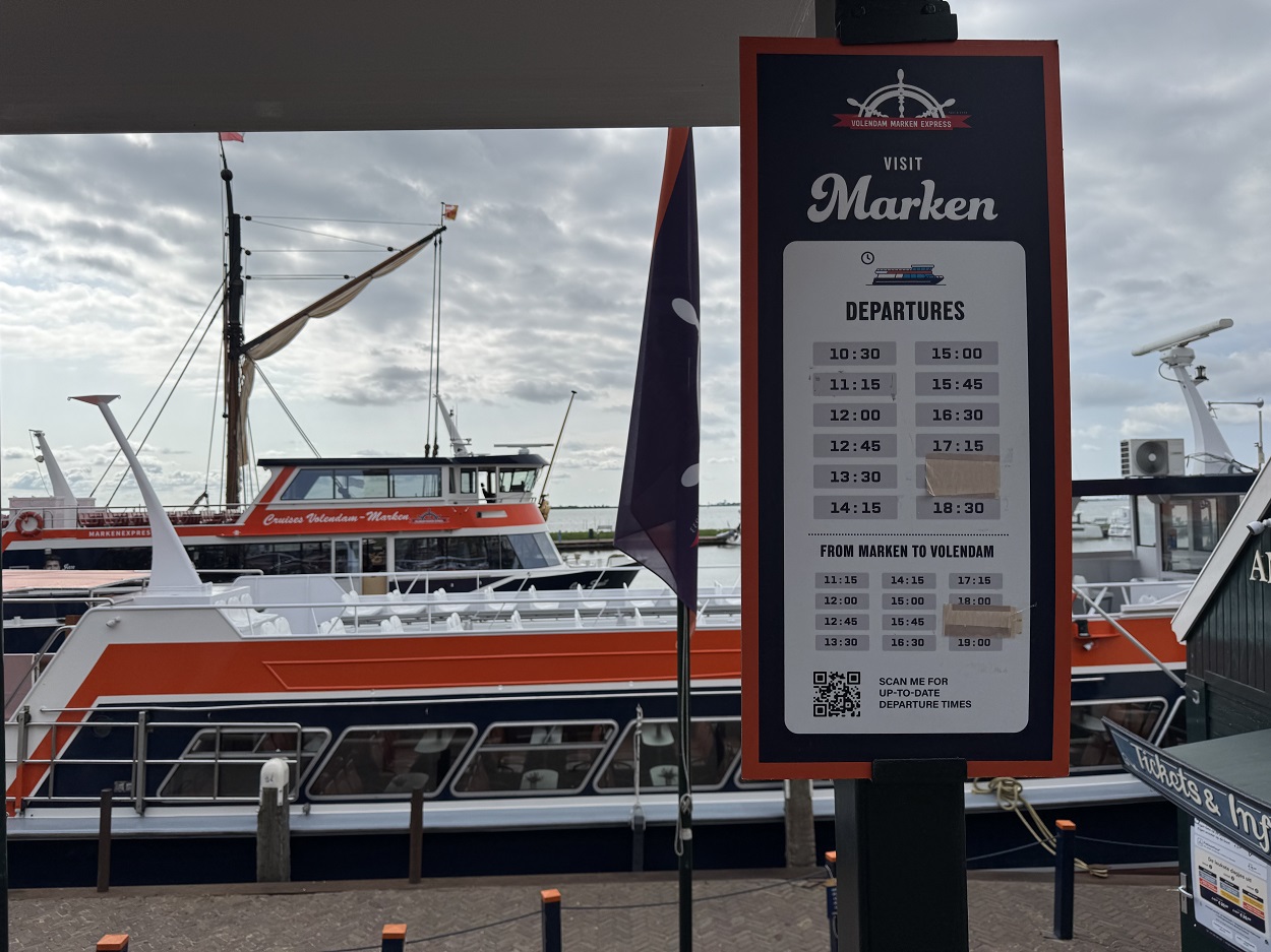Marken Express timetable and departures time