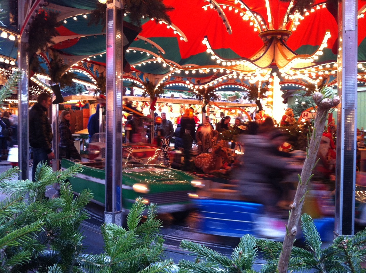 Christmas market in Muenster, Germany