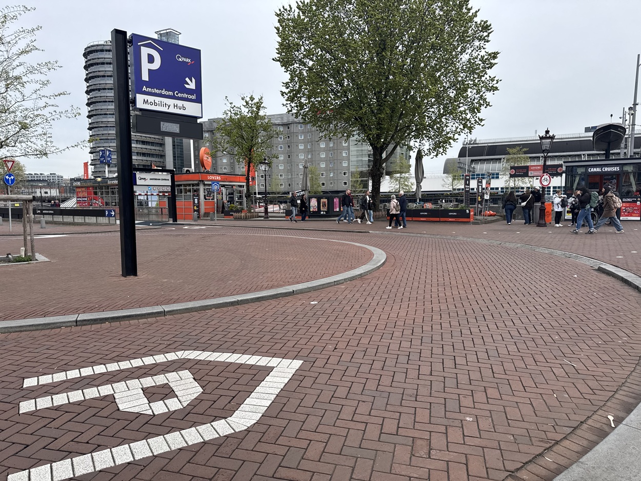 Amsterdam parking near Amsterdam Centraal station
