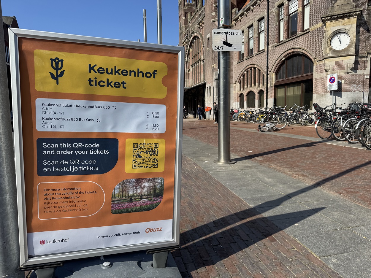 Keukenhof bus 850 tickets price in 2026