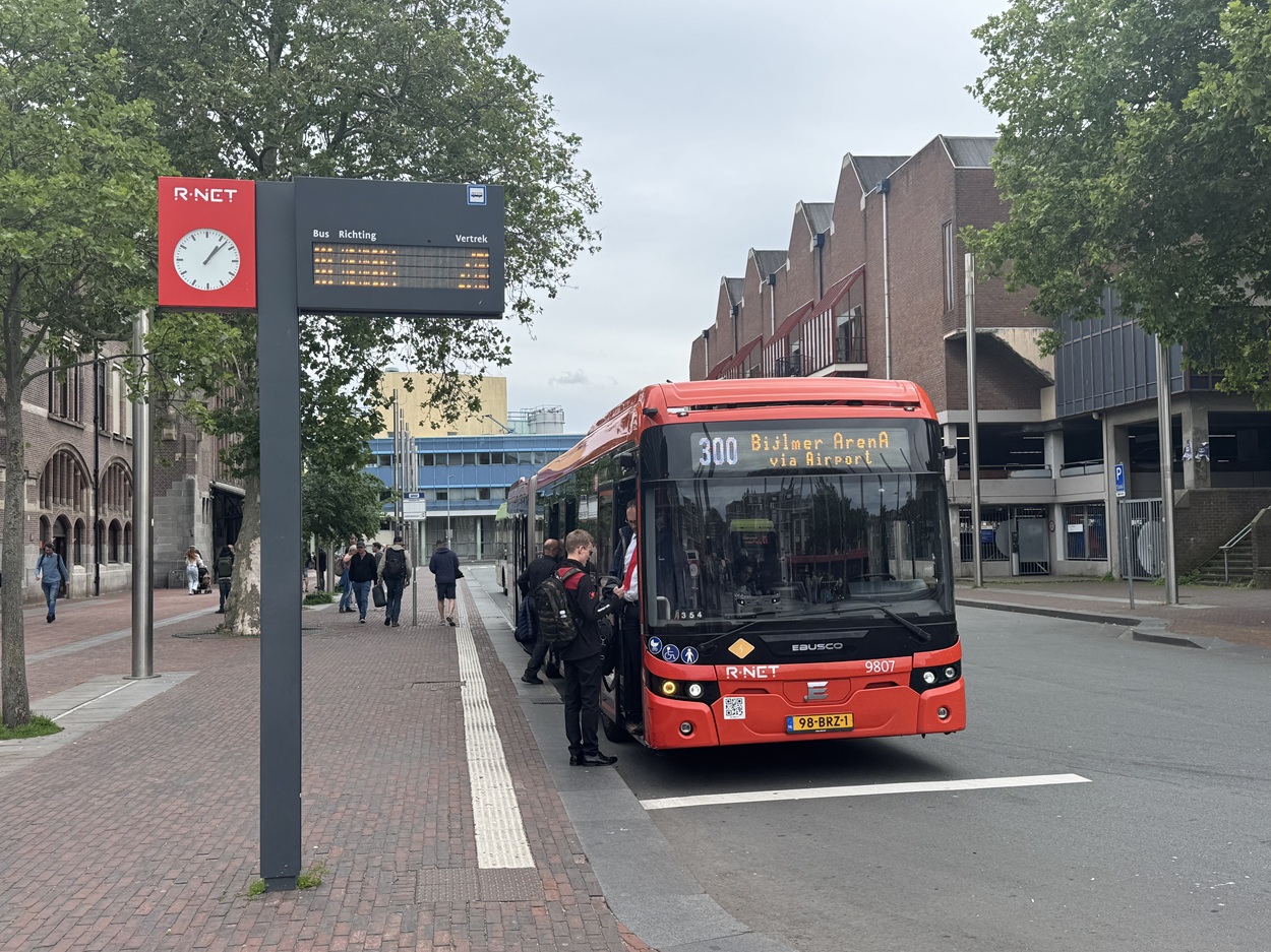 Bus 300 from Schiphol airport to Haarlem tickets and timetable in 2026