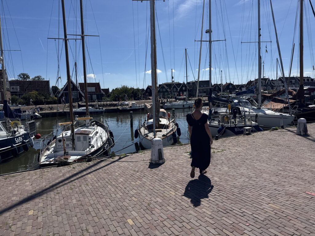 Anastasia Dudina in Marken, the Netherlands