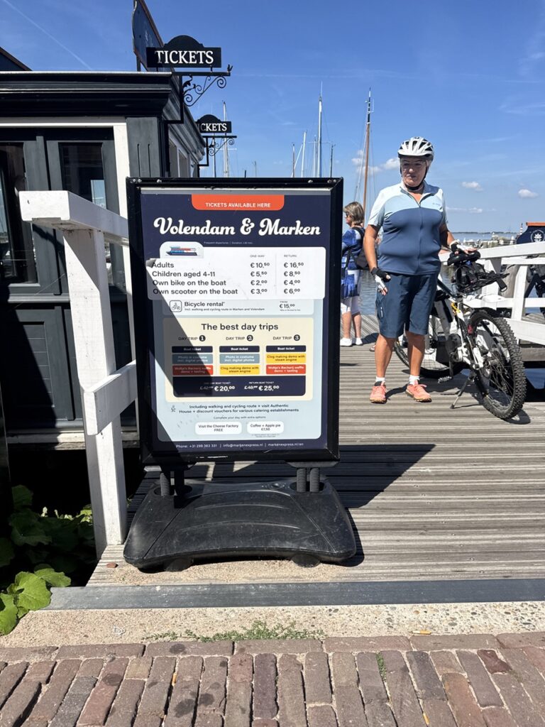 Volendam Marken Express tickets and prices
