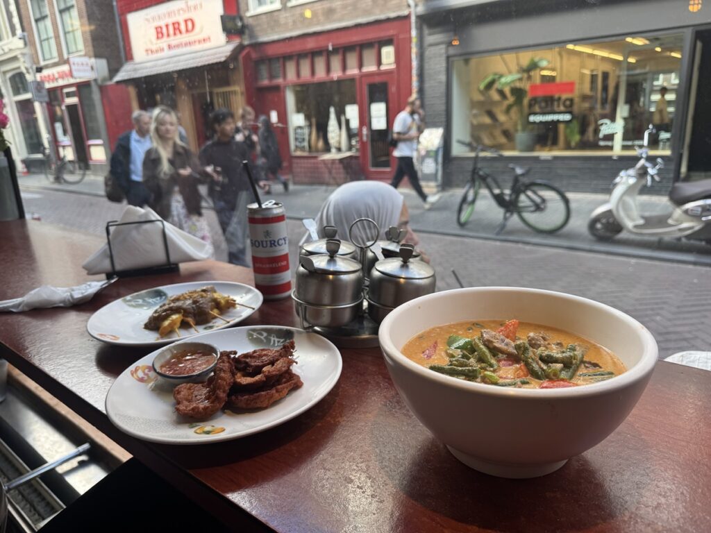 Thai Bird snack bar at Zeedijk, Amsterdam Chinatown, serves the best thai food in the city