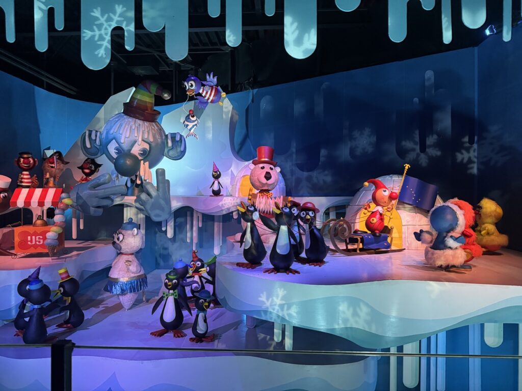 Carnaval Festival ride at Efteling, a colourful indoor ride that toddlers love